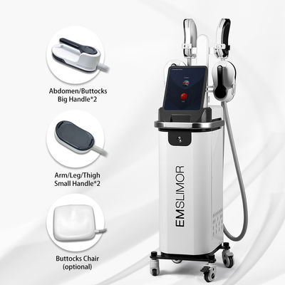Beli 4 Pegangan Otot Perangsang Otot Ems Non-invasif Lemak Membangun Mesin Pengurang Selulit Emslim Ukiran Tubuh Rf Pelangsing pembuatan online