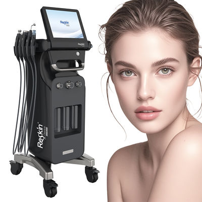 Beli 6 in 1 Hydra Oxygeneo Facial Microdermabrasion Machine Aqua Oxygen Jet Peel Hydrodermabrasion Hydro Facial Machine pembuatan online