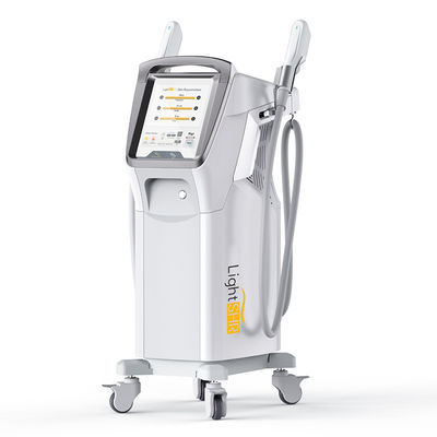 2 Handle OPT SHR IPL Laser Hair Removal Mesin Kecantikan Peremajaan Kulit